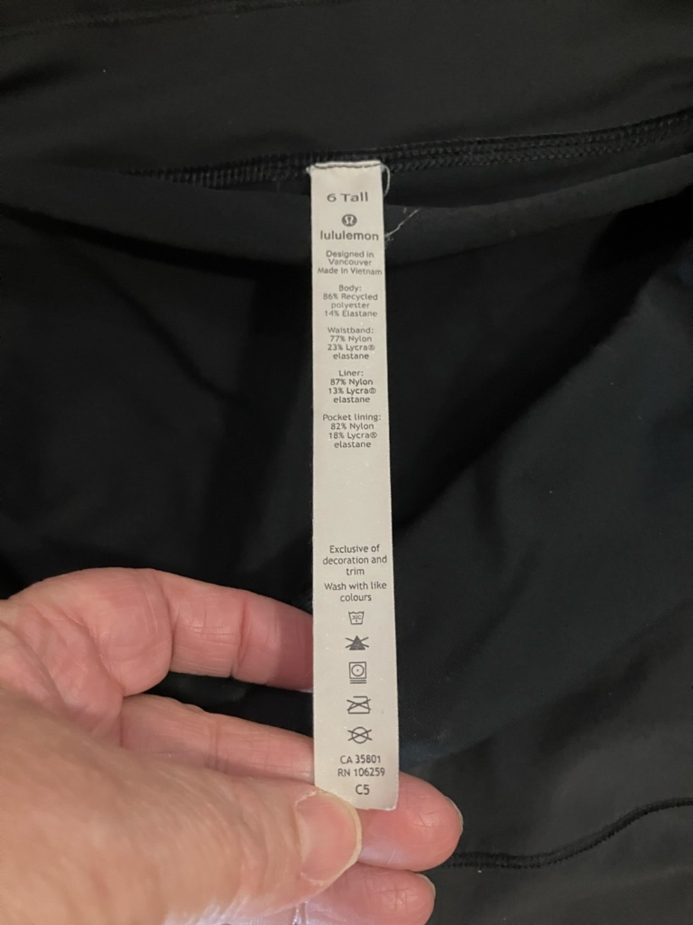 lululemon Black Active Skort Sz 6Tall lululemon Fast and Free Sz 6 (no tag) EUC - Picture 2 of 8